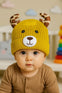Yellow Winter Warm Deer Wool Cap CP5006A